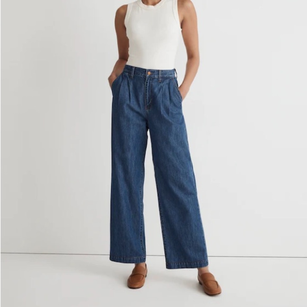 Madewell Blue Flare & Wide Leg Jeans